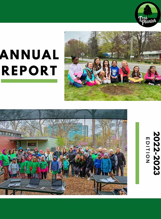 Tree-Plenish Annual Report 2022-2023 cover